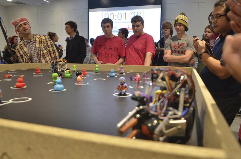 Engineering students show off monster robotics skills